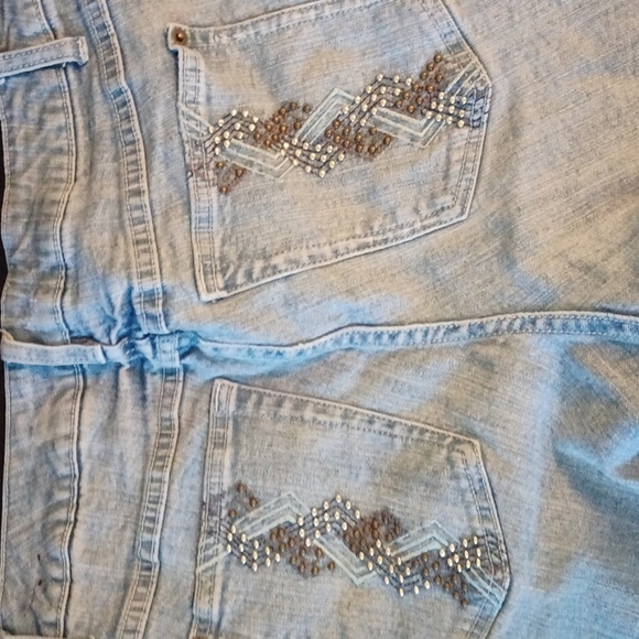 VENEZIA (SIZE:14) DENIM BLUE ABOUT THIS IDEM SHORTS - Picture 6 of 7